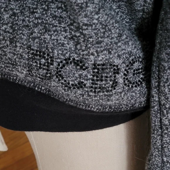 BCBGMAXAZRIA Cowl Neck Grey Sweatshirt Hoodie Size Medium - Picture 5 of 8